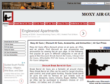 Tablet Screenshot of moxyair.com